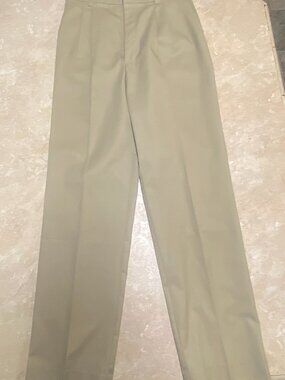 Becky Thatcher Girls Uniform Pants Size 13 Juniors NEW Khaki Tan Inseam 30 #93